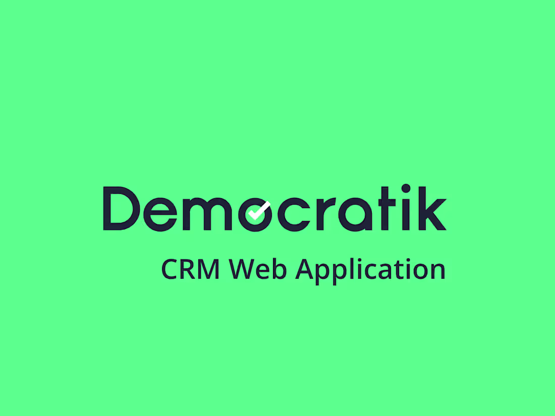 Cover image for Democratik CRM & Mobile Platform