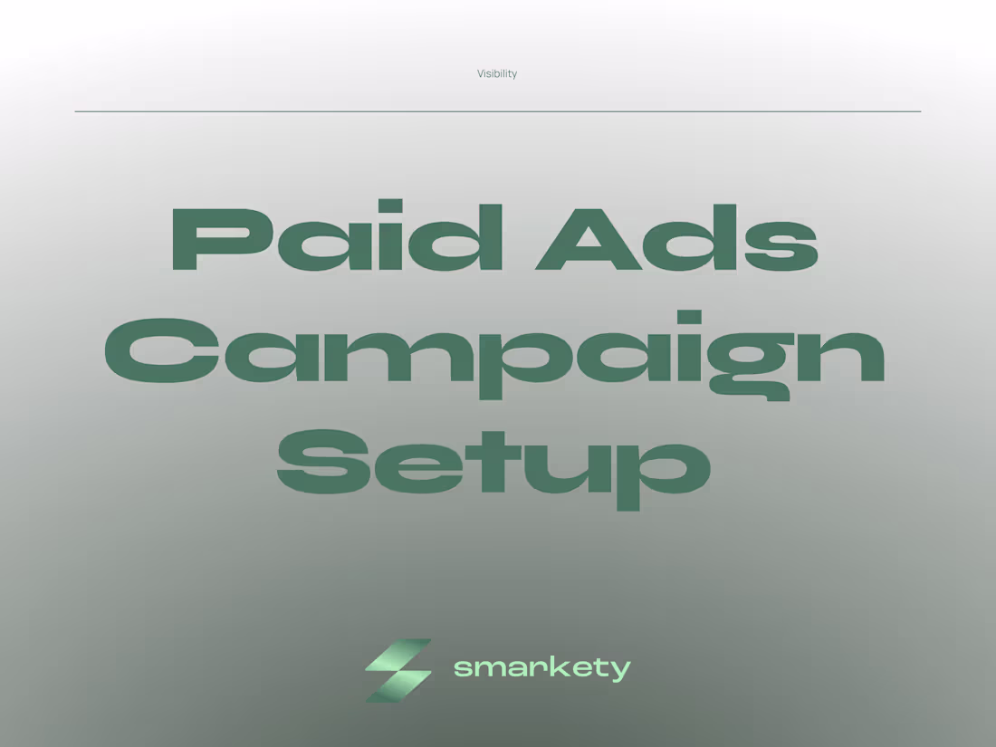 Cover image for Paid Ads Campaign Setup: Google, Meta & TikTok Ads
