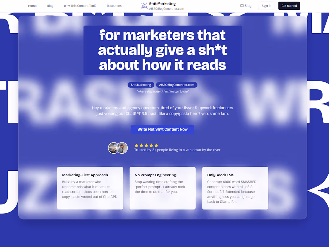 Cover image for AISEOBlogGenerator.com - Create Marketing Content That Ins’t Do…