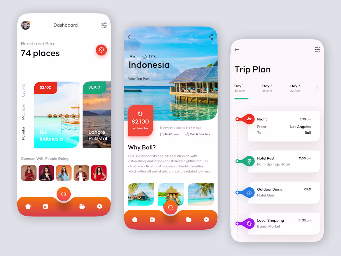Cover image for Mobile Travel App Design for Loongao