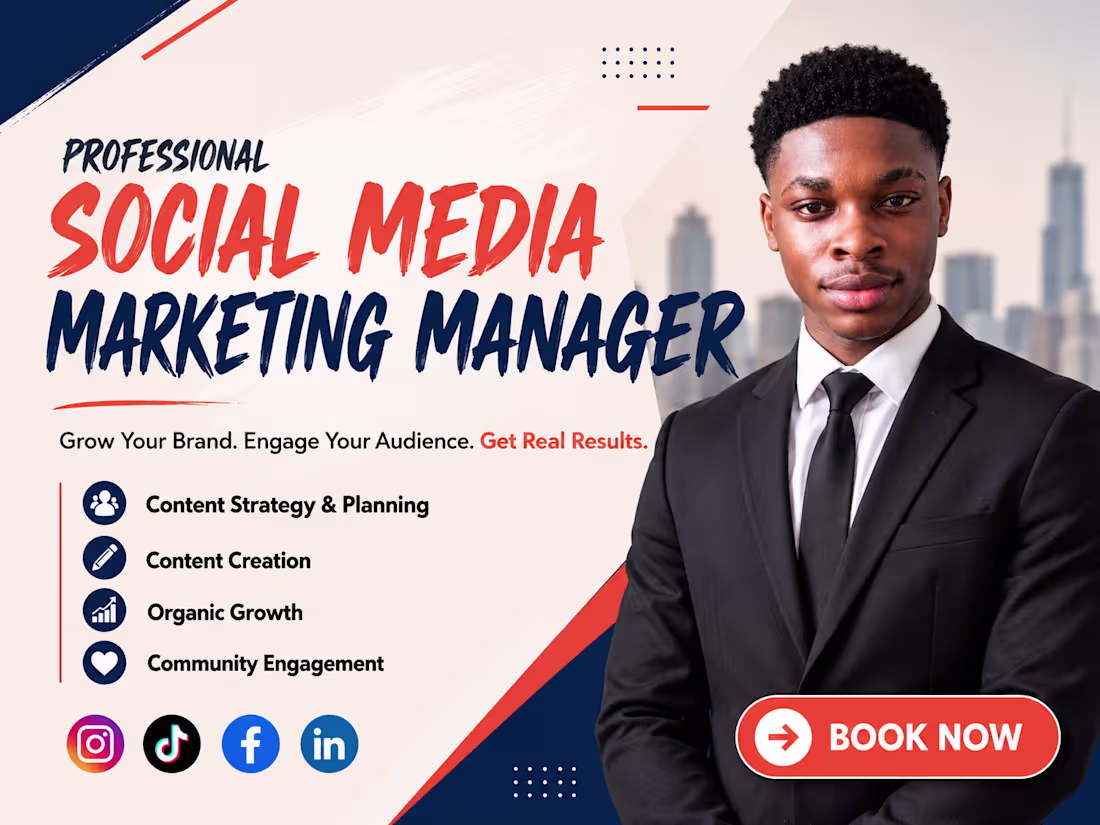 Cover image for Social Media Marketing Manager