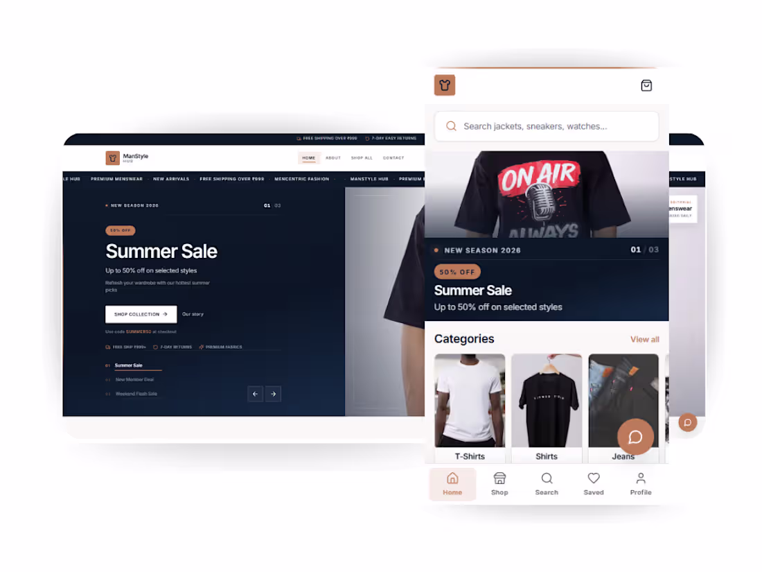 Cover image for ManStyle - AI Powered Commerce