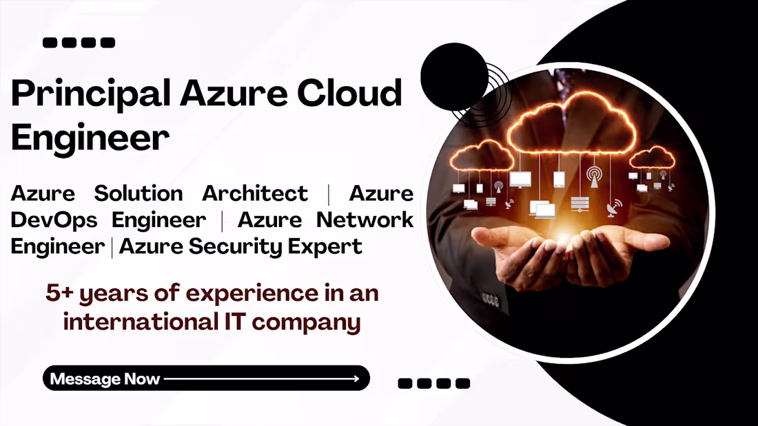 Cover image for Principal Azure Cloud Engineer 