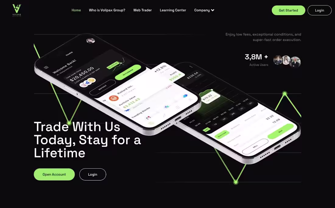 Cover image for Volipax | WordPress + Elementor