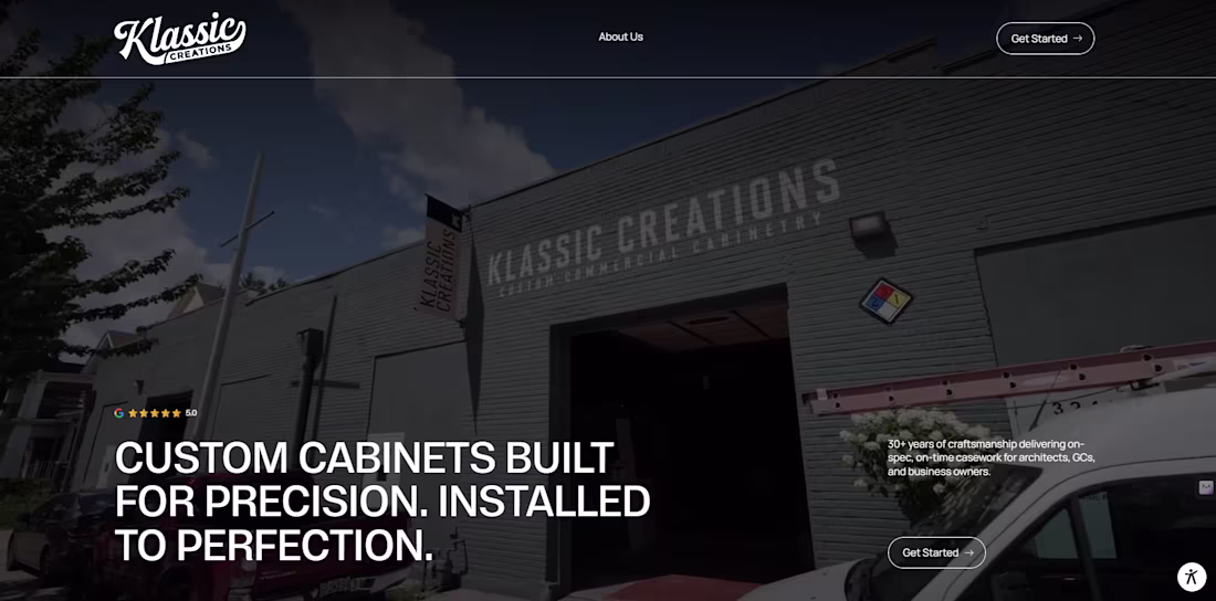 Cover image for Klassic Creations Website Development Project