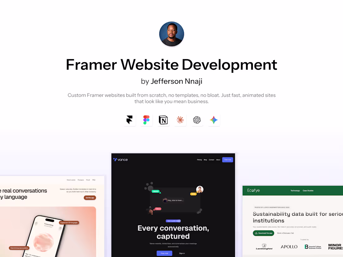 Cover image for Framer Website Development