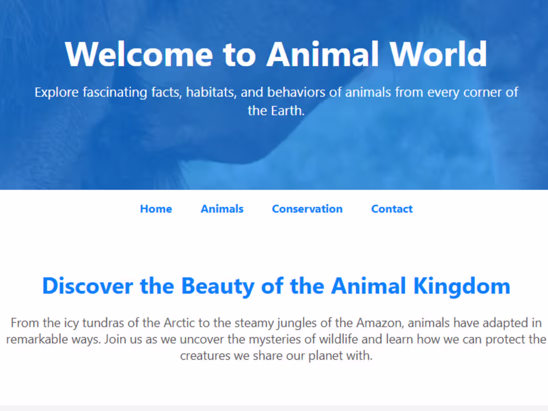 Cover image for Welcome to Animal World