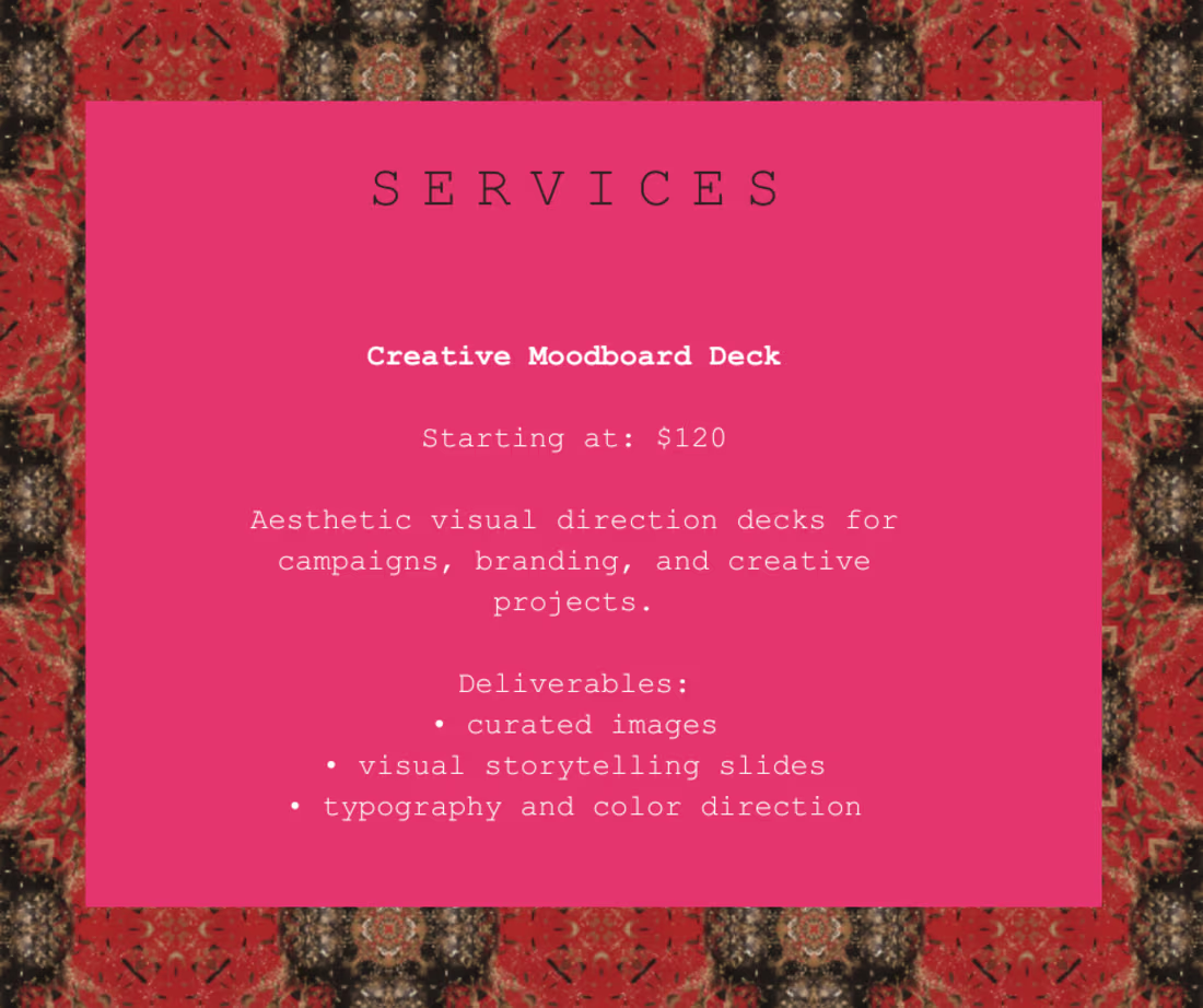 Cover image for Creative Moodboard Deck