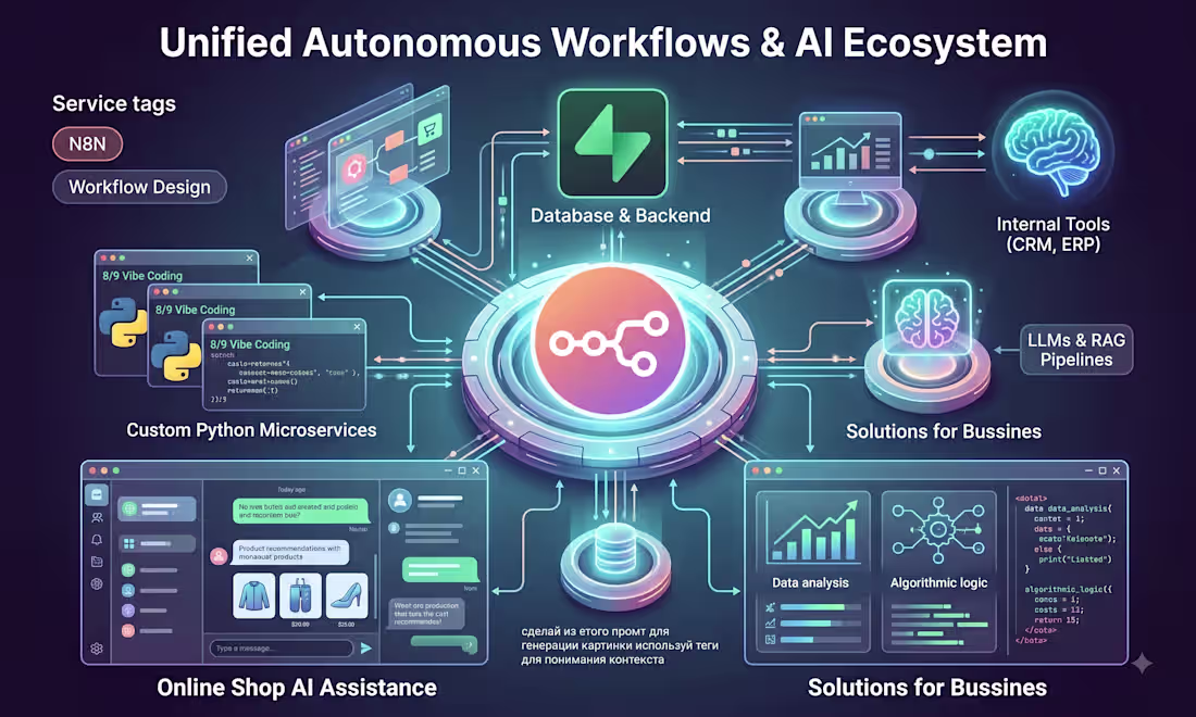 Cover image for Custom Multi-Agent AI & n8n Architecture