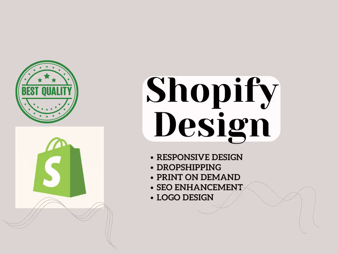 Cover image for Shopify Website Design and Marketing