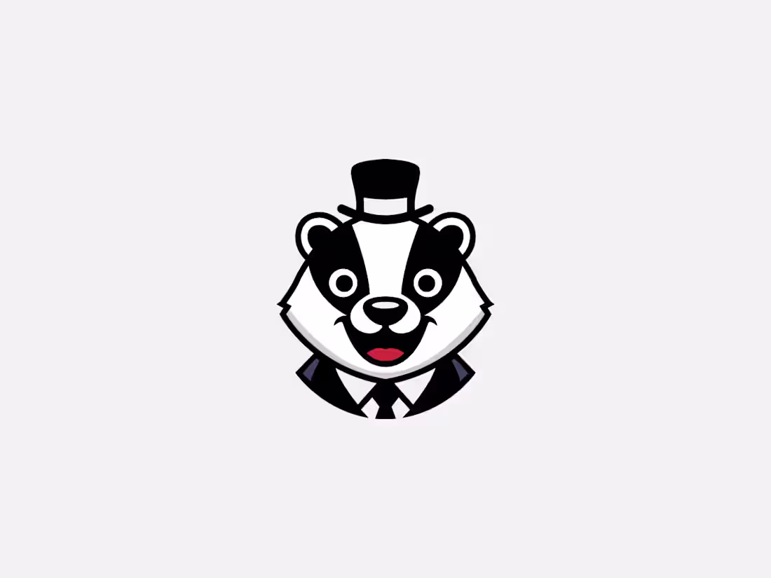 Cover image for Mr panda mascot logo