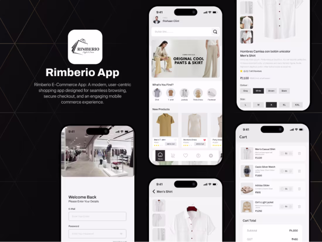 Cover image for Development & UI/UX Implementation for Rimberio E-Commerce