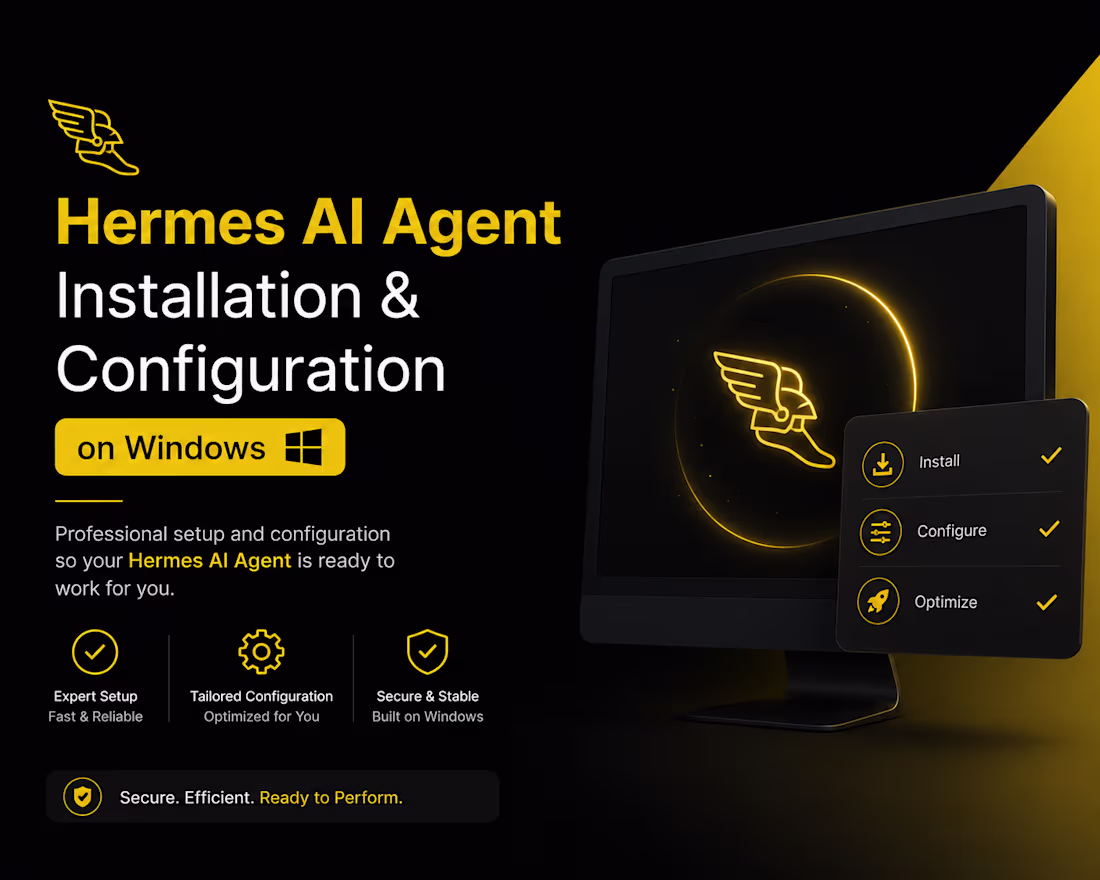 Cover image for Hermes AI Agent Installation & Configuration on Windows