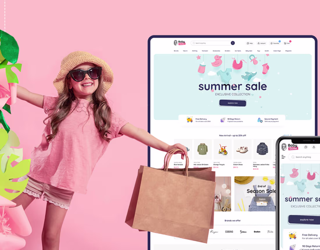 Cover image for Baby Outlet - Ecommerce platform for Baby Products