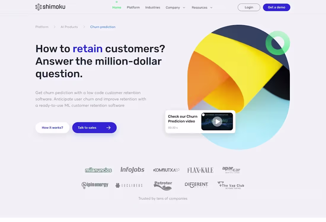 Cover image for Shimoku provides real-time Auto-Machine Learning (artificial...