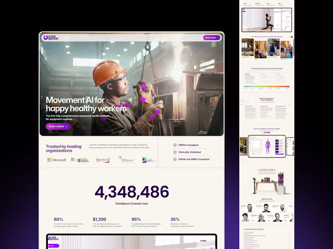 Cover image for Carespace | Figma → Framer