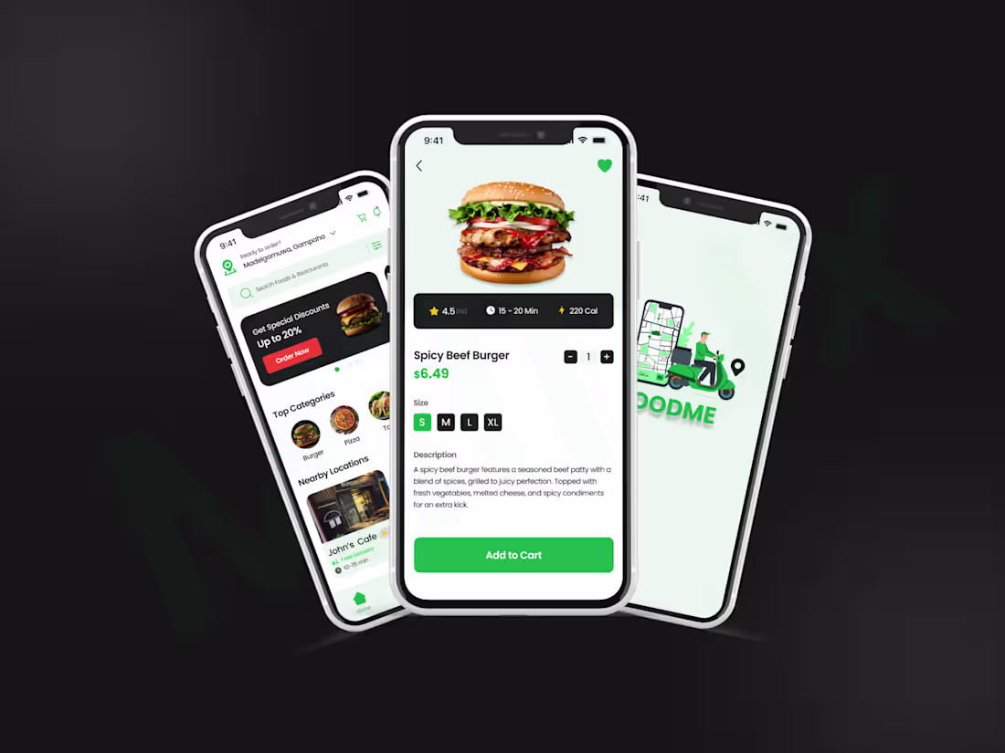 Cover image for Food Delivery Mobile App - FoodMe