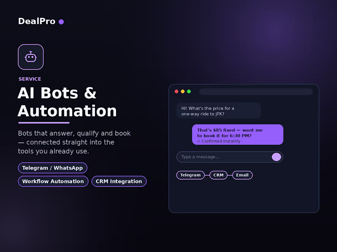 Cover image for AI Bots & Automation