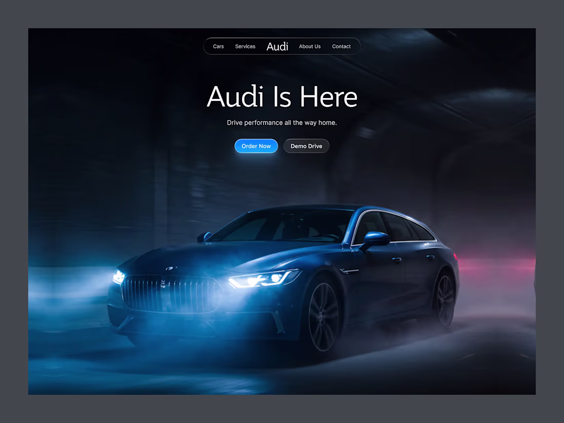 Cover image for Concept Work: Audi - Vehicle