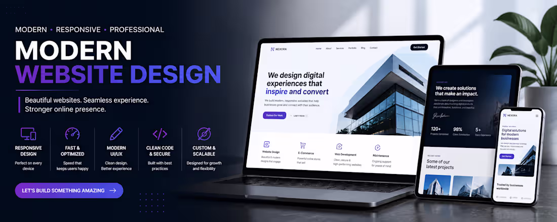 Cover image for Modern Website Design