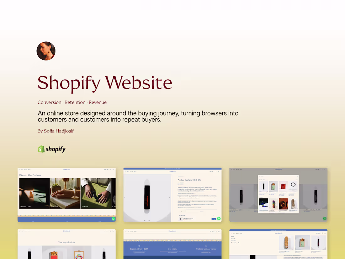 Cover image for Shopify Website - Design + Build