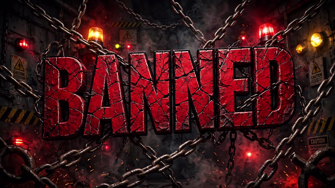 Cover image for BANNED - Viral YouTube Thumbnail