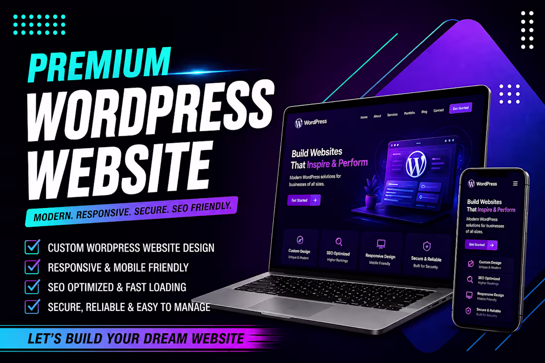 Cover image for Professional WordPress Web Development