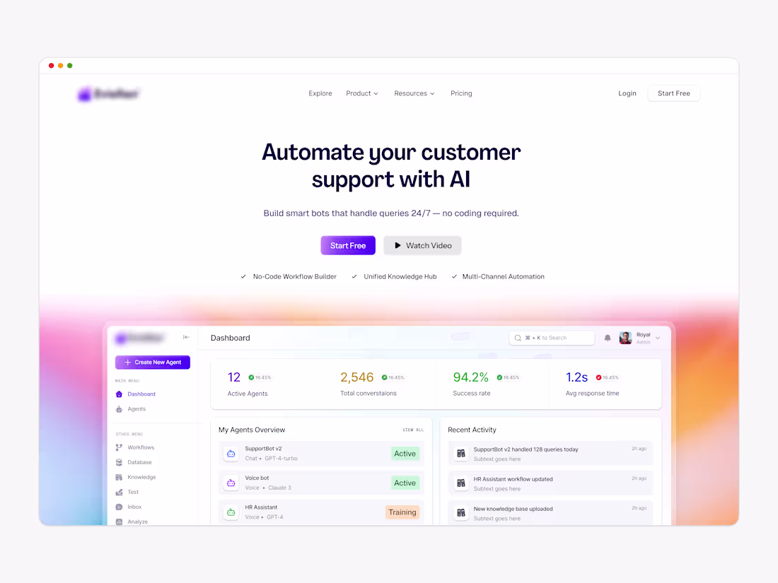 Cover image for Agent AI Website