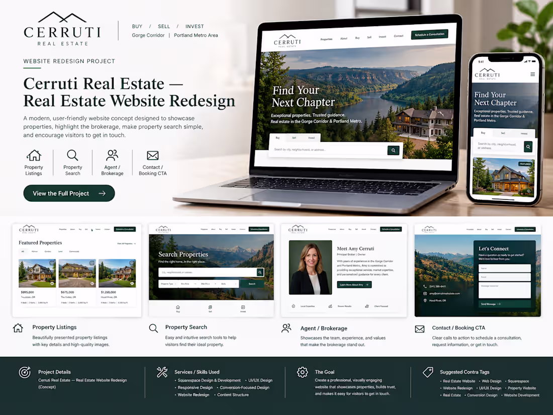 Cover image for Project Title
 Cerruti Real Estate