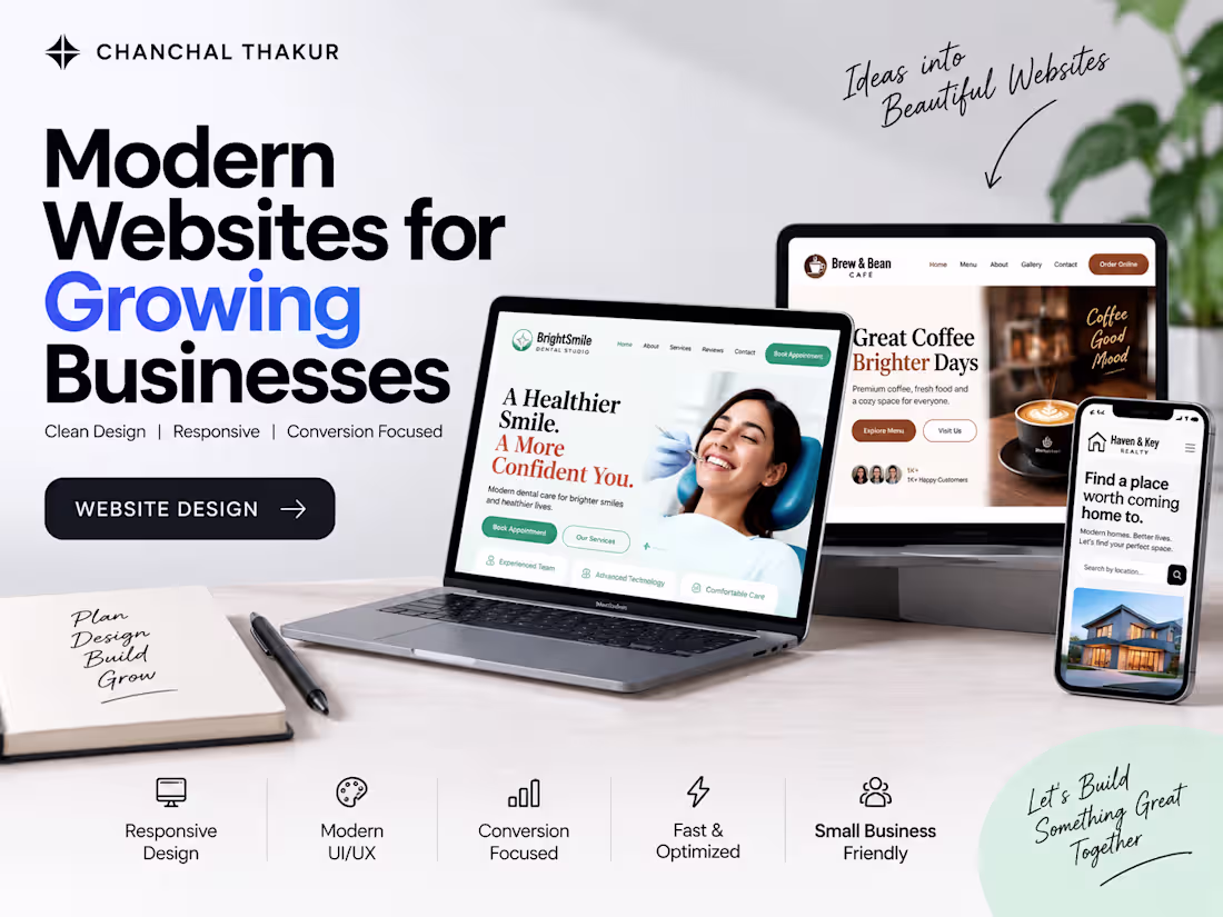 Cover image for Modern Business Website Design