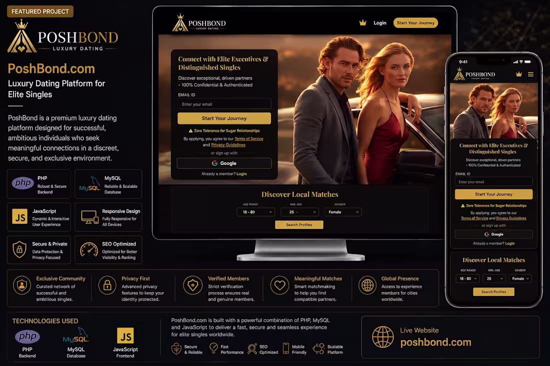 Cover image for Poshbond.com
