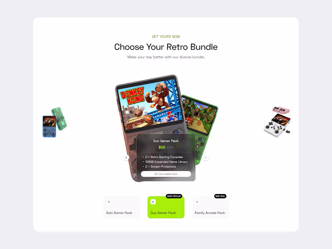 Cover image for Product Bundle Section – E-commerce