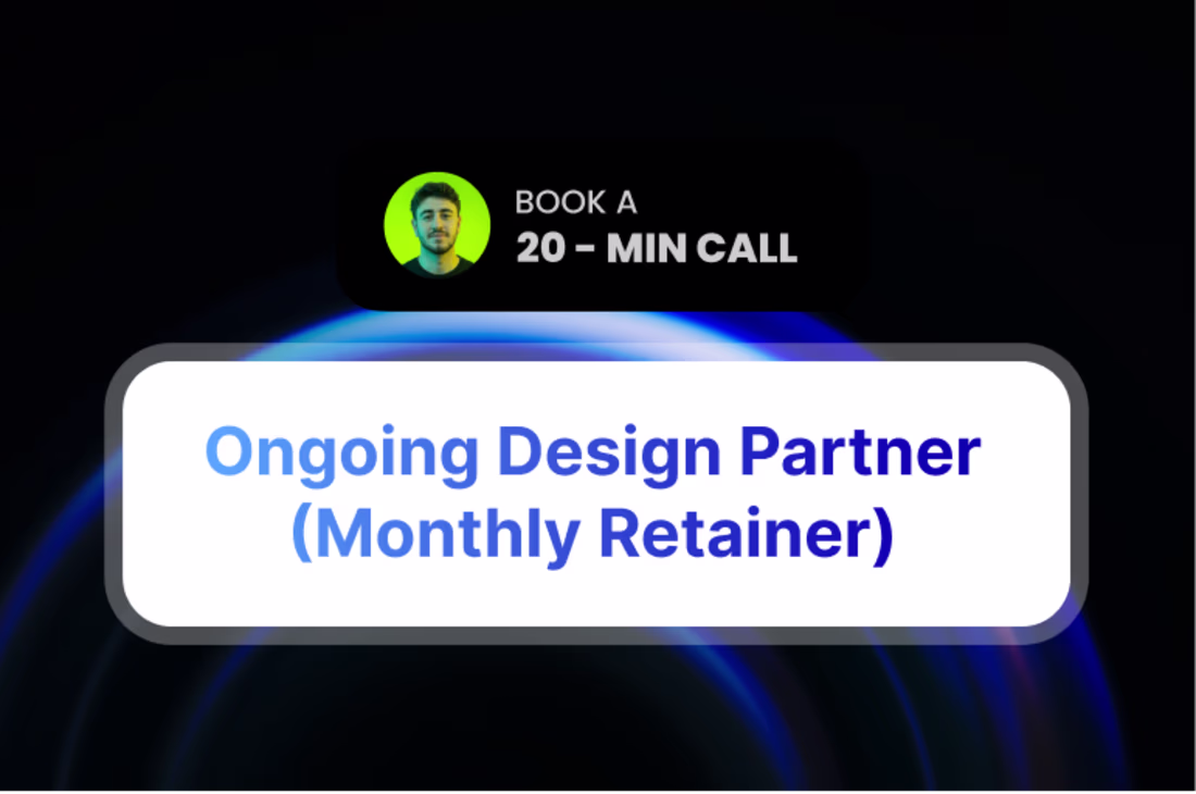 Cover image for Ongoing Design Partner (Monthly Retainer)