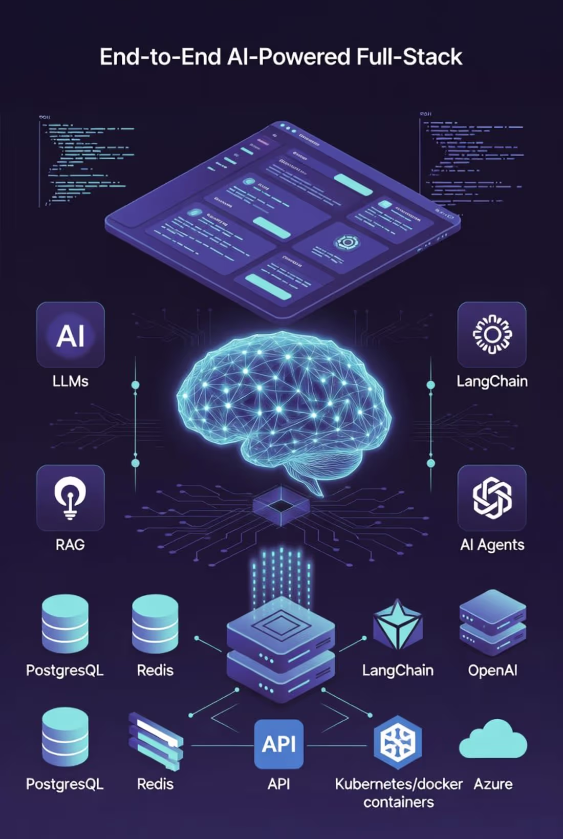 Cover image for End-to-End AI-Powered Full-Stack Applications