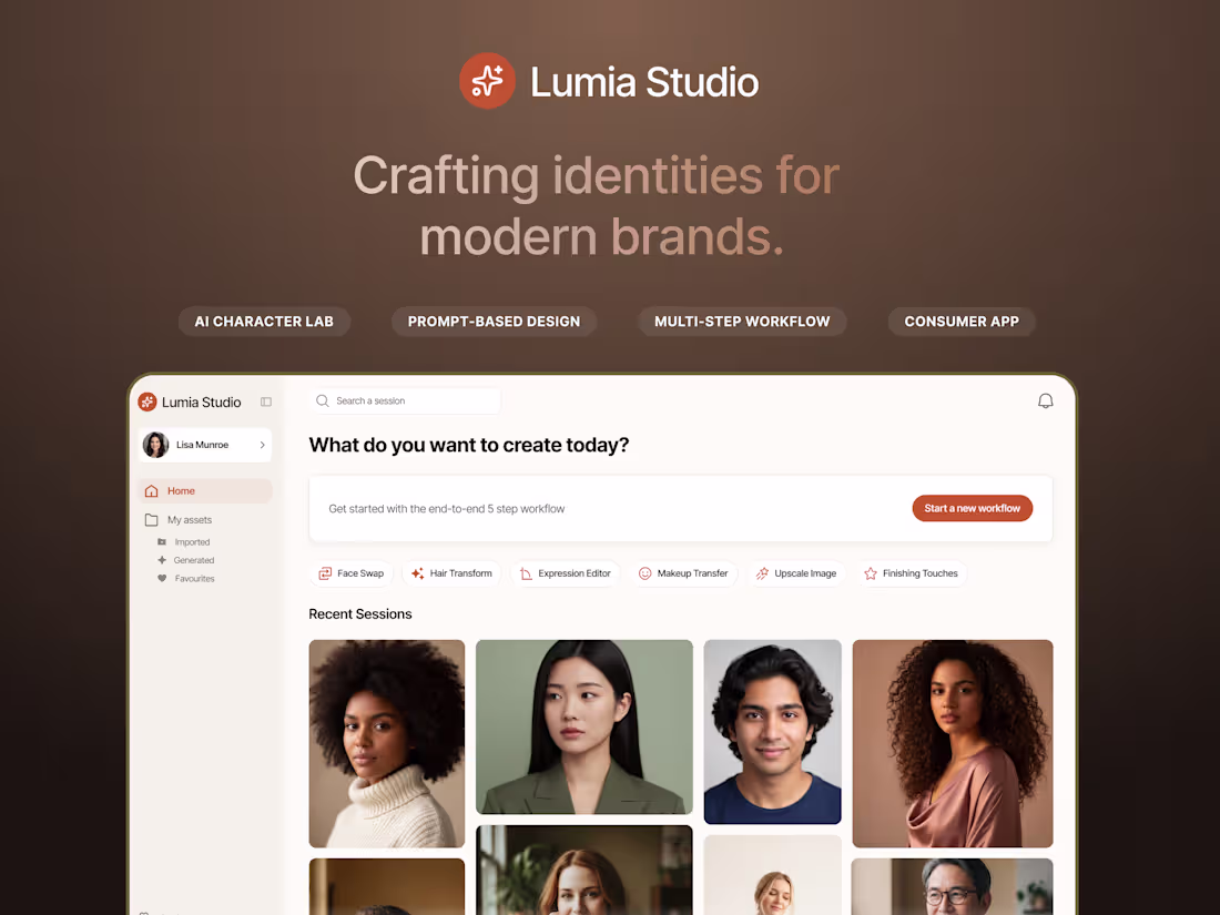 Cover image for Lumia Studio — AI Character