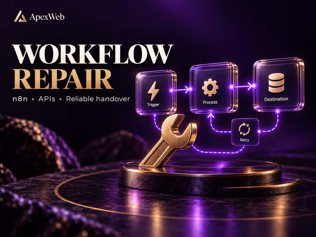 Cover image for n8n Workflow Repair & API Automation Testing
