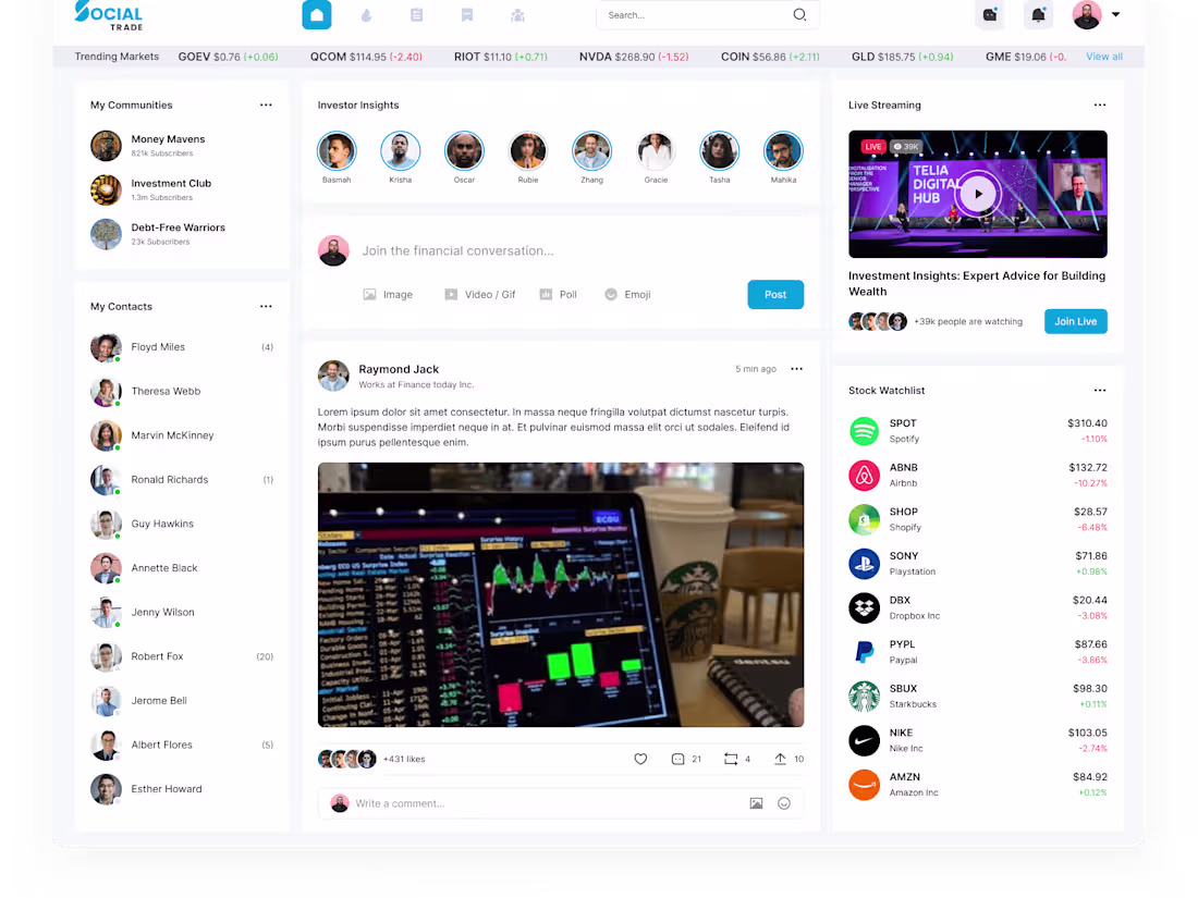 Cover image for Web App UIUX Design