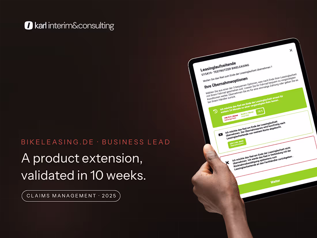 Cover image for A Product Extension Validated Before a Single Line of Code