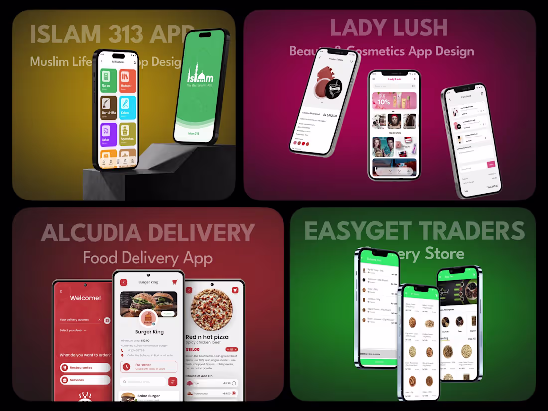 Cover image for I will do mobile app UI design for android and ios