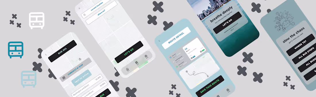 Cover image for mobile transit app
