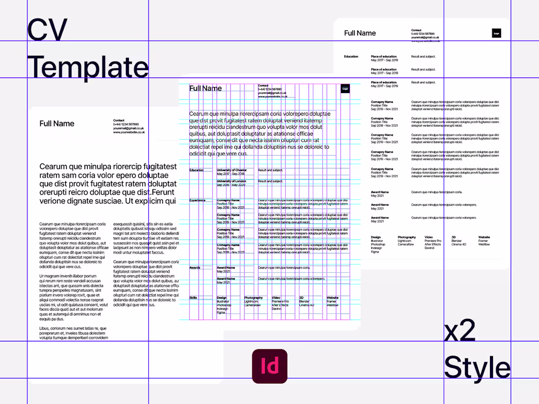 Cover image for CV Resume Template :: bimoway