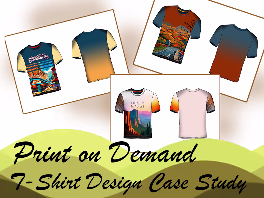 Cover image for Print-On-Demand T-Shirt Design Case Study
