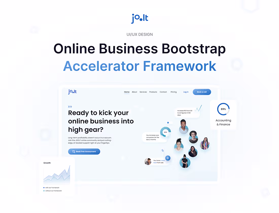 Cover image for UX/UI for Business Accelerator Software