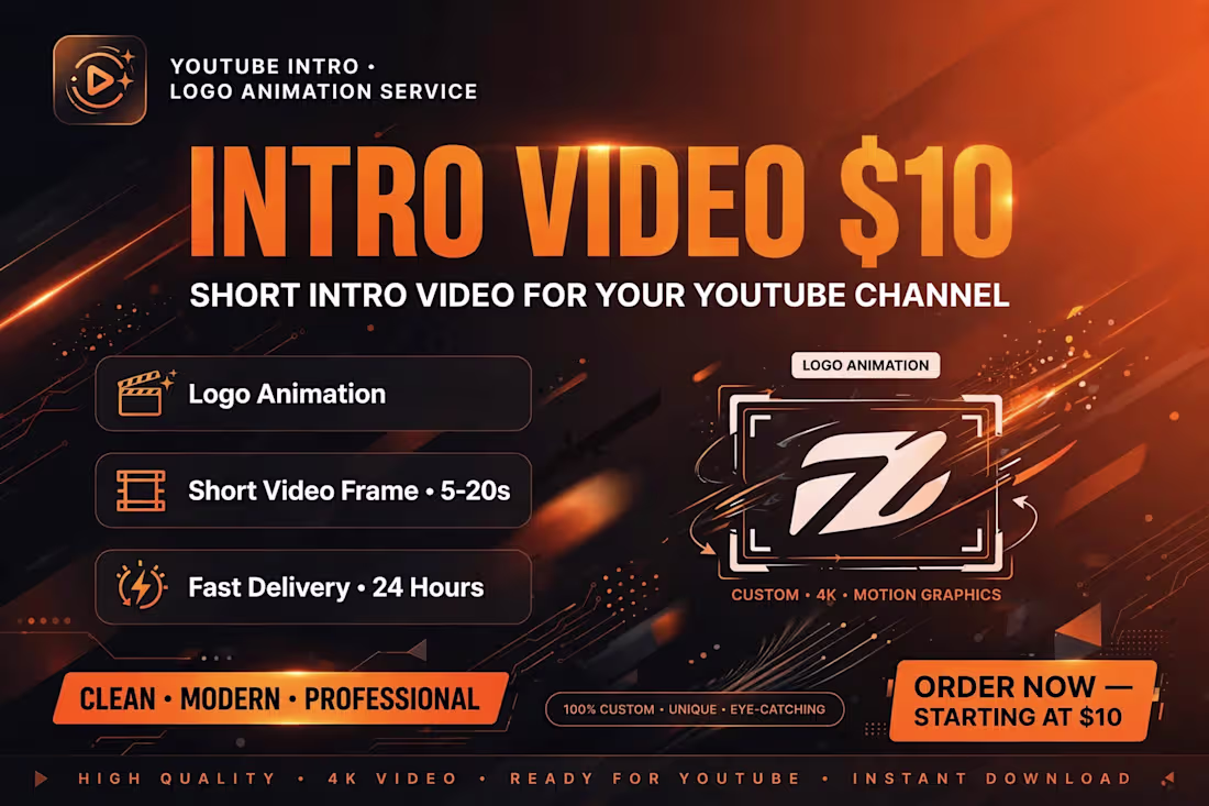 Cover image for YouTube Channel Intro Video