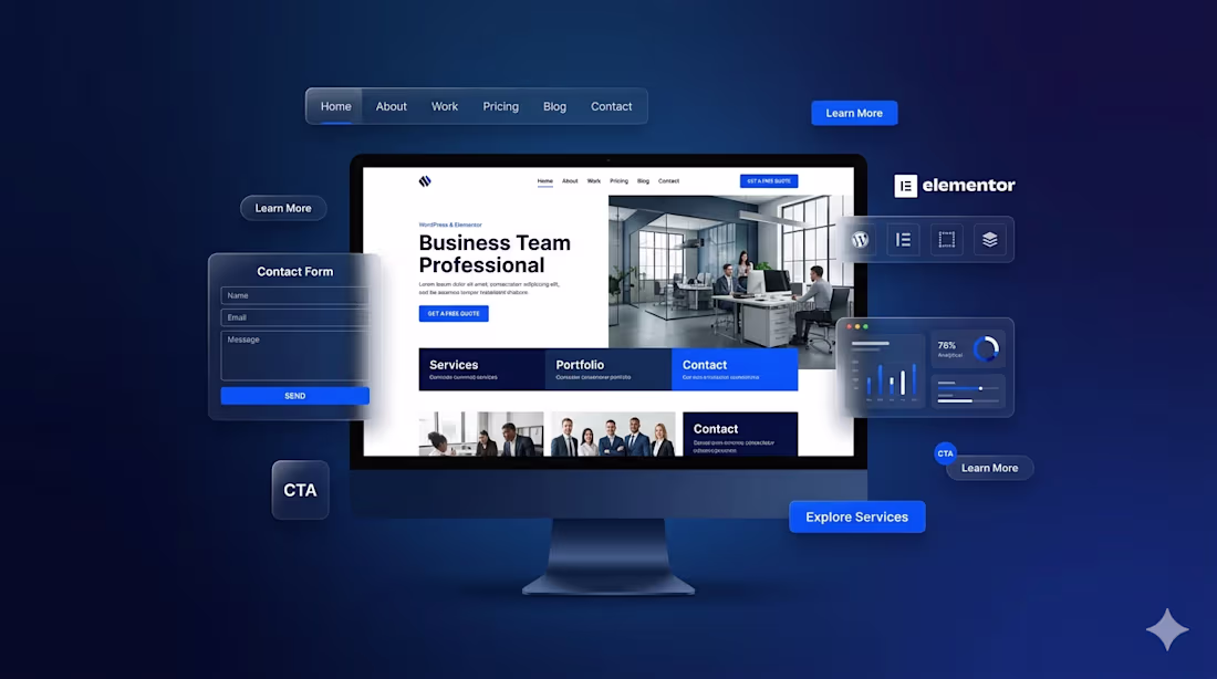 Cover image for WordPress Business Website (Elementor)