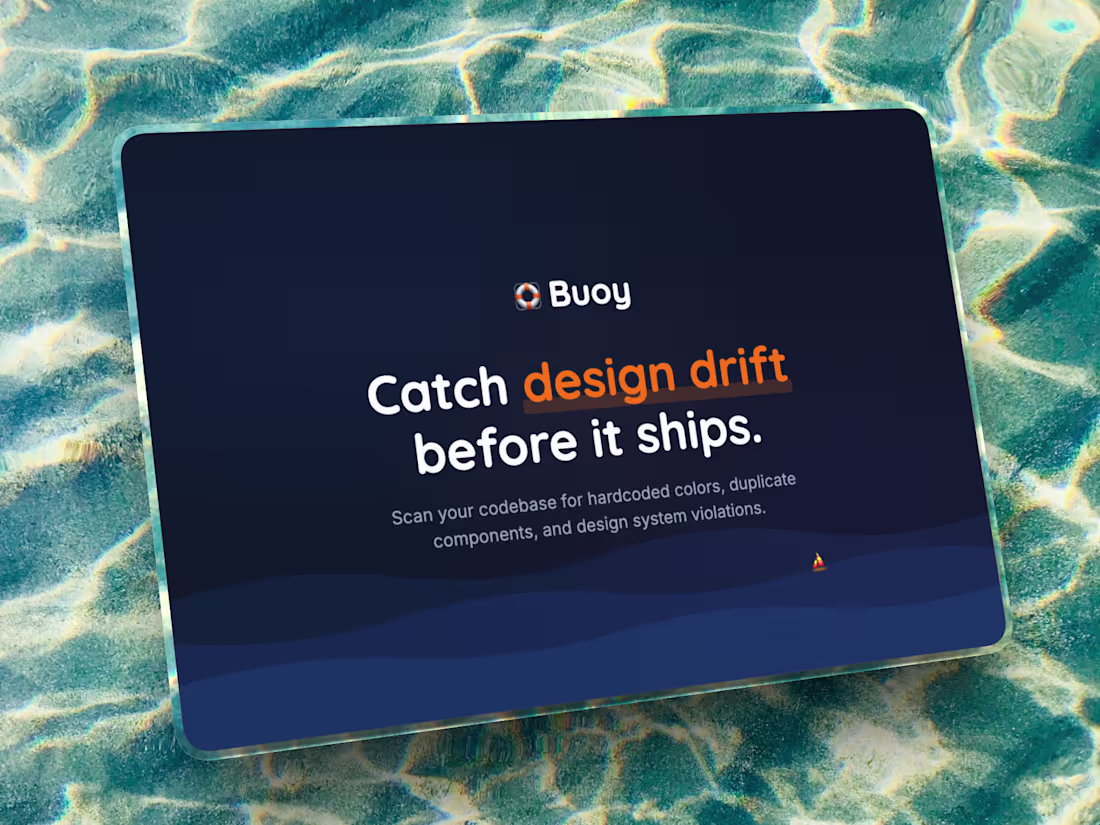 Cover image for Buoy was built so Design