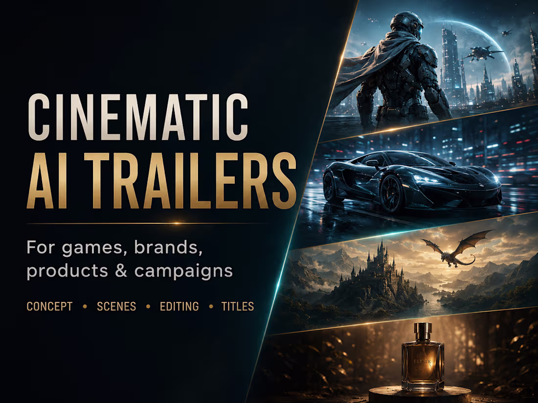 Cover image for Cinematic AI Trailer for Games, Brands or Campaigns