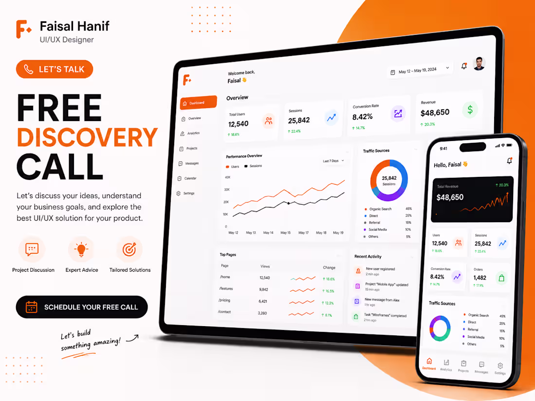 Cover image for Free Discovery Call |  Ui/UX