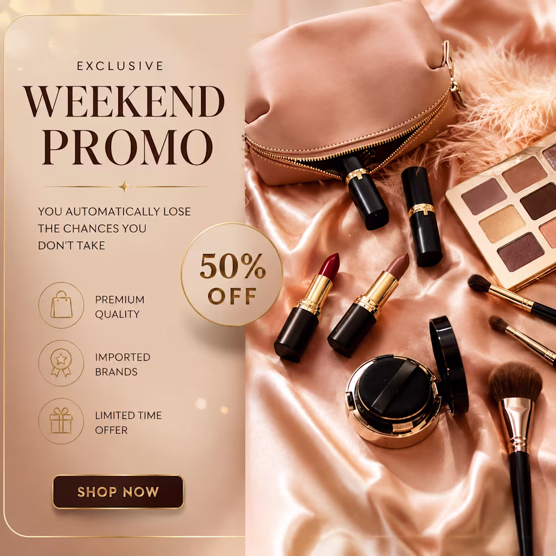 Cover image for Exclusive cosmetics and makeup for