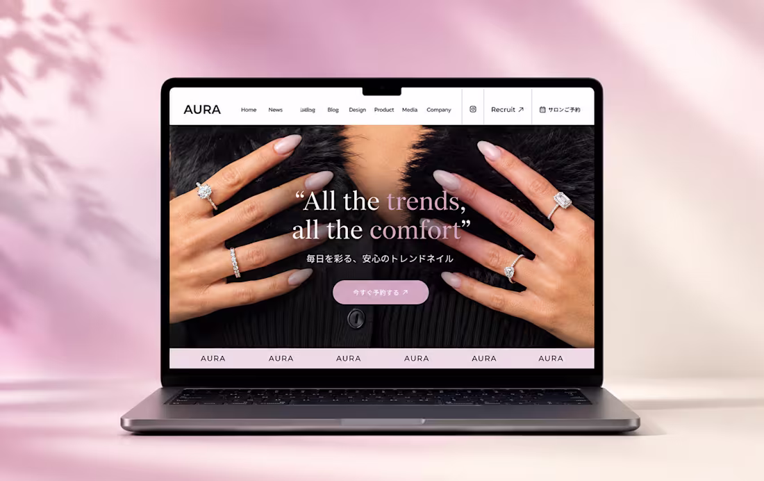 Cover image for Aura Nail Studio – Brand